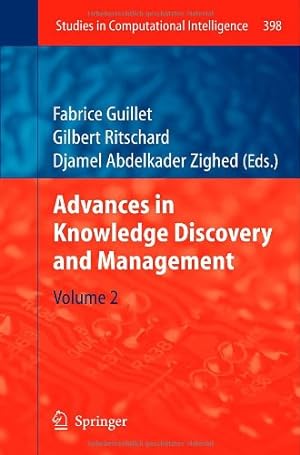 Seller image for Advances in Knowledge Discovery and Management: Volume 2 (Studies in Computational Intelligence) [Hardcover ] for sale by booksXpress