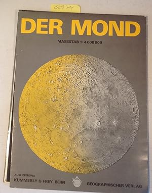 Der Mond / La Lune Massstab 1:4 000 000 - gefaltete Karte