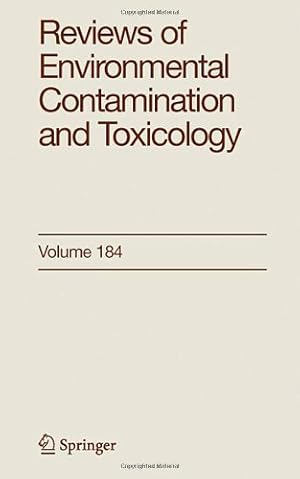 Seller image for Reviews of Environmental Contamination and Toxicology 184 by Ware, George [Hardcover ] for sale by booksXpress