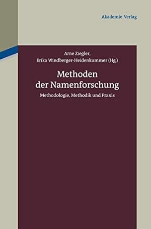 Immagine del venditore per Methoden der Namenforschung (German Edition) [Hardcover ] venduto da booksXpress