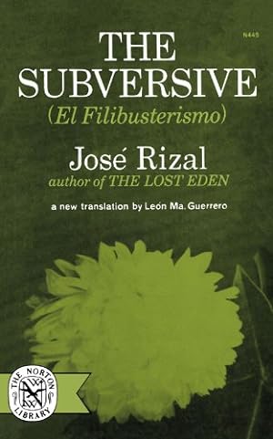 Seller image for The Subversive by Rizal, José [Paperback ] for sale by booksXpress