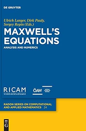 Bild des Verkufers fr Maxwell's Equations (Radon Computational and Applied Mathematics) [Hardcover ] zum Verkauf von booksXpress