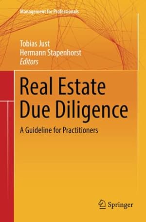 Seller image for Real Estate Due Diligence: A Guideline for Practitioners (Management for Professionals) [Paperback ] for sale by booksXpress