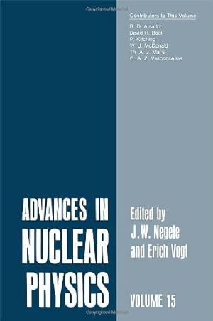 Imagen del vendedor de Advances in Nuclear Physics: Volume 15 [Paperback ] a la venta por booksXpress