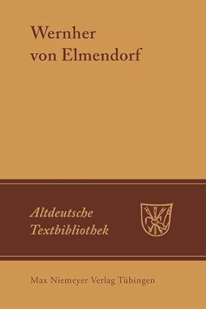 Bild des Verkufers fr Lehrgedicht (Altdeutsche Textbibliothek) (German Edition) [Soft Cover ] zum Verkauf von booksXpress