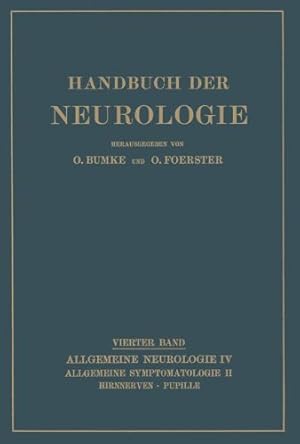 Seller image for Hirnnerven Pupille (Handbuch der Neurologie) (German Edition) by Bielschowksy, A., Jaensch, P.A., Klestadt, W., Kramer, F., Marchesani, O., Riese, W. [Paperback ] for sale by booksXpress