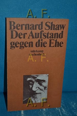 Seller image for Der Aufstand gegen die Ehe. suhrkamp taschenbuch 328 for sale by Antiquarische Fundgrube e.U.