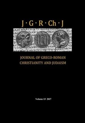 Imagen del vendedor de Journal of Greco-roman Christianity and Judaism [Hardcover ] a la venta por booksXpress
