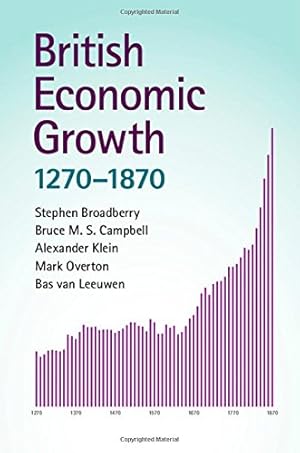 Bild des Verkufers fr British Economic Growth, 1270-1870 by Broadberry, Stephen, Campbell, Bruce M. S., Klein, Alexander, Overton, Mark, van Leeuwen, Bas [Hardcover ] zum Verkauf von booksXpress