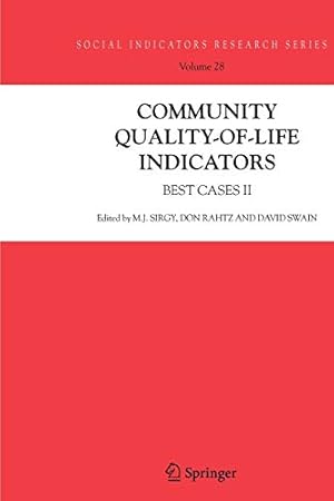 Seller image for Community Quality-of-Life Indicators: Best Cases II (Social Indicators Research Series) [Soft Cover ] for sale by booksXpress