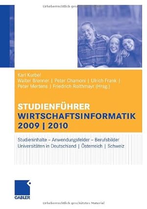 Seller image for Studienführer Wirtschaftsinformatik: Das Fach, das Studium, die Universitäten, die Perspektiven (German Edition) [Paperback ] for sale by booksXpress