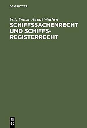 Seller image for Schiffssachenrecht und Schiffsregisterrecht (German Edition) [Hardcover ] for sale by booksXpress