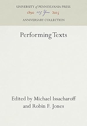 Seller image for Performing Texts [Hardcover ] for sale by booksXpress