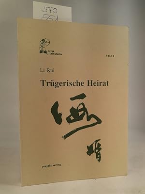 Seller image for Trgerische Heirat. Erzhlungen vom Lande for sale by ANTIQUARIAT Franke BRUDDENBOOKS