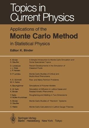 Seller image for Applications of the Monte Carlo Method in Statistical Physics (Topics in Current Physics) [Paperback ] for sale by booksXpress