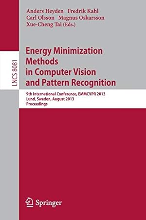 Imagen del vendedor de Energy Minimization Methods in Computer Vision and Pattern Recognition: 9th International Conference, EMMCVPR 2013, Lund, Sweden, August 19-21, 2013. Proceedings (Lecture Notes in Computer Science) [Soft Cover ] a la venta por booksXpress