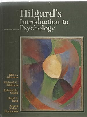 Imagen del vendedor de Hilgard's Introduction to Psychology a la venta por Turn The Page Books