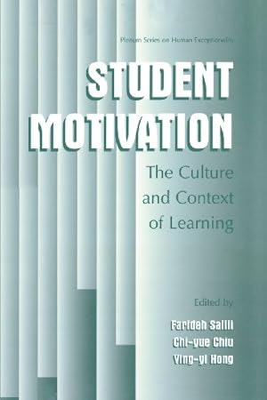 Imagen del vendedor de Student Motivation: The Culture and Context of Learning (The Springer Series on Human Exceptionality) [Paperback ] a la venta por booksXpress