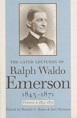 Seller image for The Later Lectures of Ralph Waldo Emerson, 1843-1871, Vol. 2: 1855-1871 by Emerson, Ralph [Paperback ] for sale by booksXpress