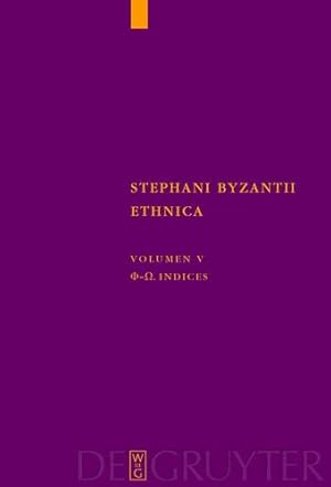 Image du vendeur pour Phi - Omega. Indices (Corpus Fontium Historiae Byzantinae - Series Berolinensis) (German Edition) by Billerbeck, Margarethe, Neumann-Hartmann, Arlette [Hardcover ] mis en vente par booksXpress