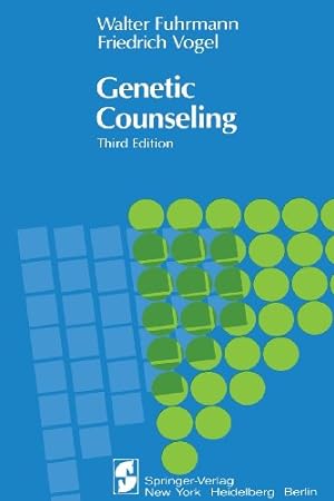 Seller image for Genetic Counseling by Walter Fuhrmann, Friedrich Vogel [Paperback ] for sale by booksXpress