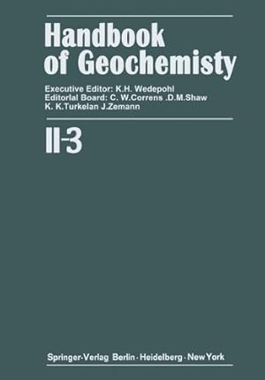 Seller image for Elements Cr (24) to Br (35) (Handbook of Geochemistry) by Cocco, G., Fanfani, L., Zanazzi, P. F. [Paperback ] for sale by booksXpress