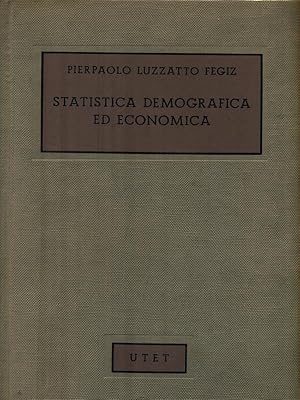 Bild des Verkufers fr Statistica demografica ed economica zum Verkauf von Librodifaccia