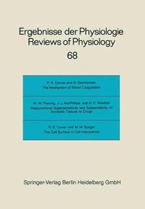 Imagen del vendedor de Reviews of Physiology, Biochemistry and Experimental Pharmacology (Ergebnisse der Physiologie, biologischen Chemie und experimentellen Pharmakologie) by Adrian, R. H., Helmreich, E., Holzer, H., Jung, R., Kramer, K., Krayer, O., Lynen, F., Miescher, P. A., Rasmussen, H., Renold, A. E., Trendelenburg, U., Ullrich, K., Vogt, W., Weber, A. [Paperback ] a la venta por booksXpress