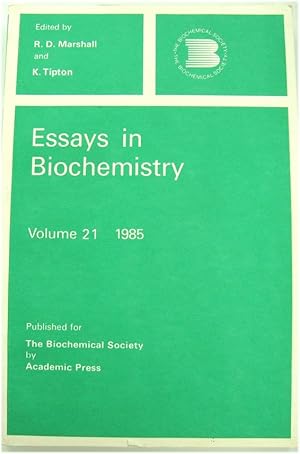 Bild des Verkufers fr Essays in Biochemistry: Vol. 21, 1985 zum Verkauf von PsychoBabel & Skoob Books