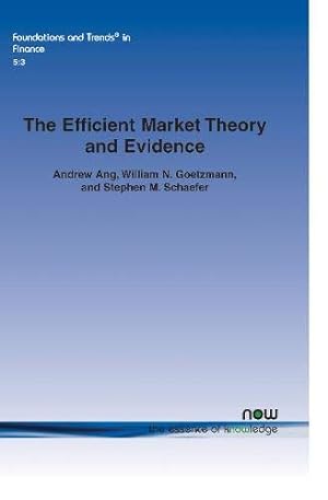 Seller image for The Efficient Market Theory and Evidence: Implications for Active Investment Management (Foundations and Trends(r) in Finance) [Soft Cover ] for sale by booksXpress