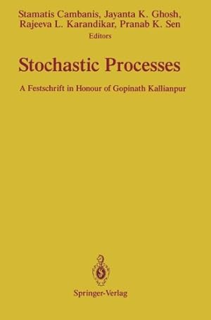 Image du vendeur pour Stochastic Processes: A Festschrift in Honour of Gopinath Kallianpur [Paperback ] mis en vente par booksXpress