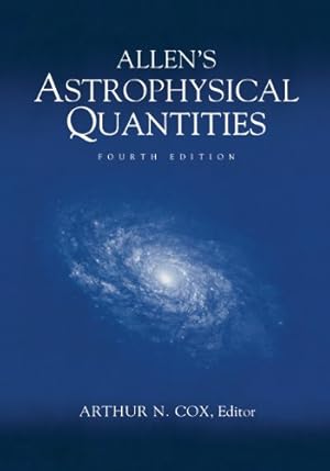 Immagine del venditore per Allens Astrophysical Quantities [Paperback ] venduto da booksXpress