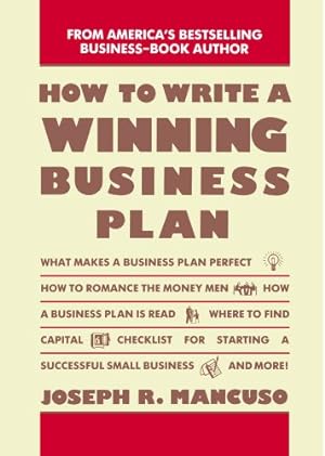 Immagine del venditore per How to Write a Winning Business Plan by Mancuso, Joseph R. [Paperback ] venduto da booksXpress