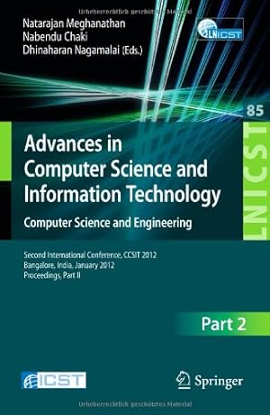 Immagine del venditore per Advances in Computer Science and Information Technology. Computer Science and Engineering: Second International Conference, CCSIT 2012, Bangalore, . and Telecommunications Engineering) [Paperback ] venduto da booksXpress