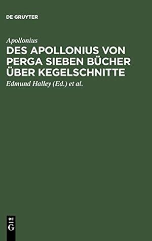 Imagen del vendedor de Des Apollonius Von Perga Sieben Bucher Uber Kegelschnitte (German Edition) [Hardcover ] a la venta por booksXpress