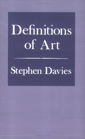 Imagen del vendedor de Definitions of Art by Davies, Stephen [Paperback ] a la venta por booksXpress