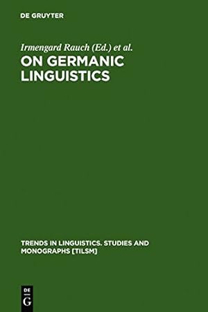 Seller image for On Germanic Linguistics (Trends in Linguistics) (Trends in Linguistics: Studies & Monographs) [Hardcover ] for sale by booksXpress