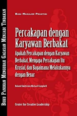 Bild des Verkufers fr Talent Conversations: What They Are, Why They're Crucial, and How to Do Them Right (Bahasa Indonesian) (Indonesian Edition) [Soft Cover ] zum Verkauf von booksXpress