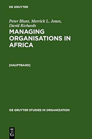 Seller image for Managing Organisations in Africa (130./131. Winckelmannsprogramm der Archaologischen Gesellsch) [Hardcover ] for sale by booksXpress
