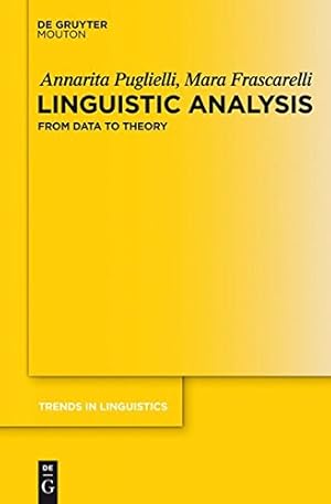 Imagen del vendedor de Linguistic Analysis (Trends in Linguistics: Studies and Monographs) by Puglielli, Annarita, Frascarelli, Mara [Hardcover ] a la venta por booksXpress