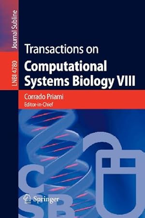 Seller image for Transactions on Computational Systems Biology VIII (Lecture Notes in Computer Science) [Paperback ] for sale by booksXpress