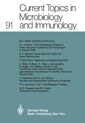 Imagen del vendedor de Current Topics in Microbiology and Immunology by Henle, W., Hofschneider, P. H., Koldovský, P., Koprowski, H., Melchers, F., Maaløe, O., Rott, R., Schweiger, H. G., Syru?ek, L., Vogt, P. K. [Paperback ] a la venta por booksXpress