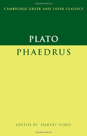 Seller image for Plato: Phaedrus (Cambridge Greek and Latin Classics) by Plato [Hardcover ] for sale by booksXpress