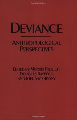 Seller image for Deviance: Anthropological Perspectives [Paperback ] for sale by booksXpress