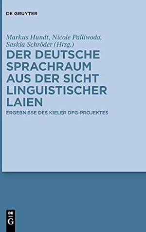 Seller image for Der deutsche Sprachraum aus der Sicht linguistischer Laien (German Edition) [Hardcover ] for sale by booksXpress