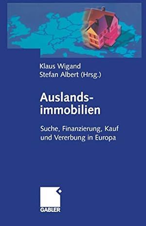 Seller image for Auslandsimmobilien (German Edition) [Soft Cover ] for sale by booksXpress