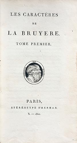 Les caractères de La Bruyère.