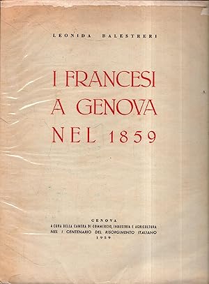 Seller image for I francesi a Genova nel 1859 for sale by Messinissa libri
