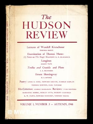 Immagine del venditore per The Hudson Review: volume 1, Number 3, Autumn, 1948 venduto da MW Books
