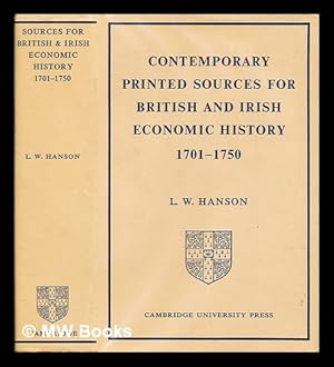 Imagen del vendedor de Contemporary printed sources for British and Irish economic history, 1701-1750 a la venta por MW Books